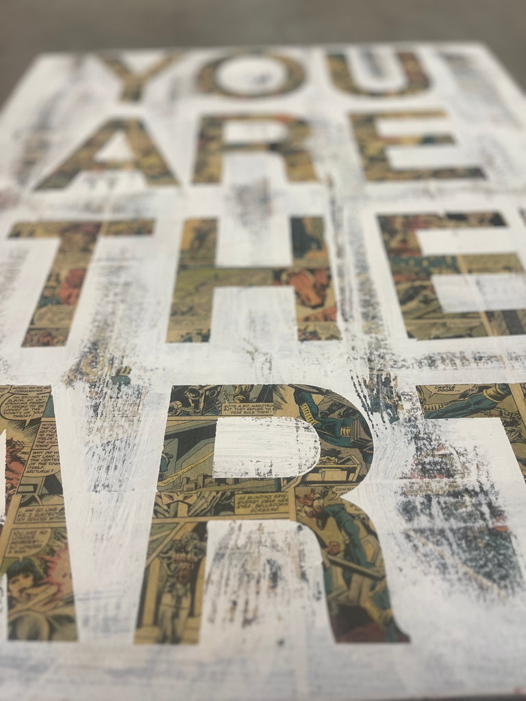 "You Are The Art" Original Mixed Media Painting