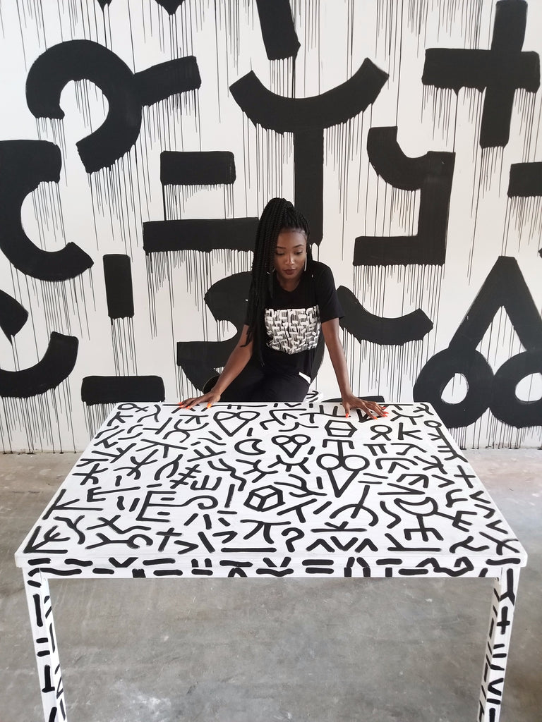 Distressed Drips Limited Edition Unisex Black Shirt -  Paper and Fabric