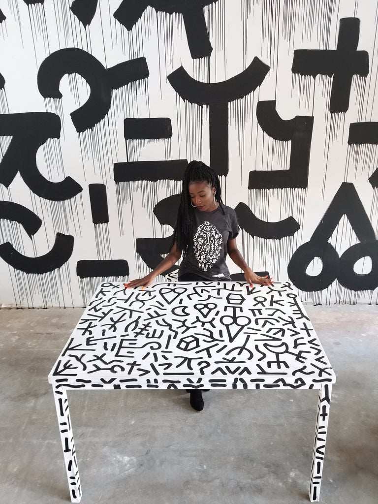 Surf Graffiti Limited Edition Unisex Charcoal Shirt -  Paper and Fabric