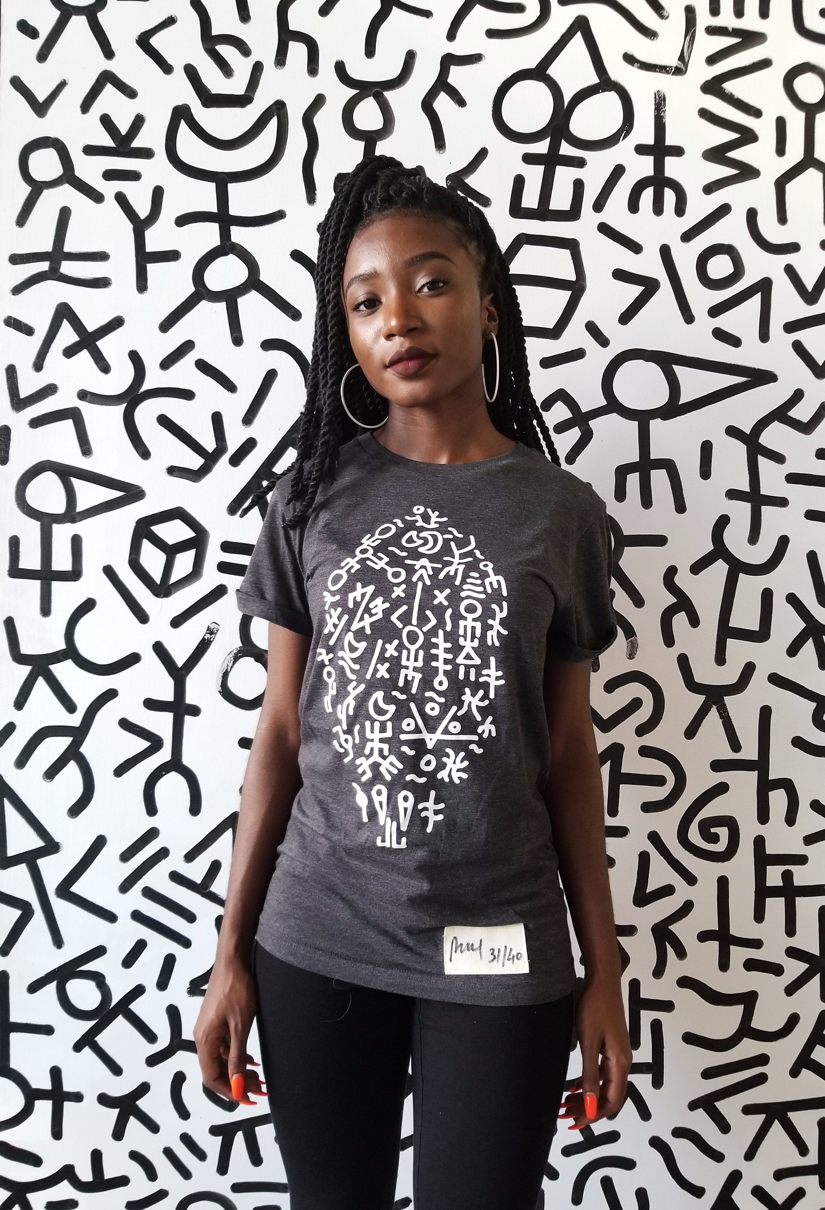 Surf Graffiti Limited Edition Unisex Charcoal Shirt