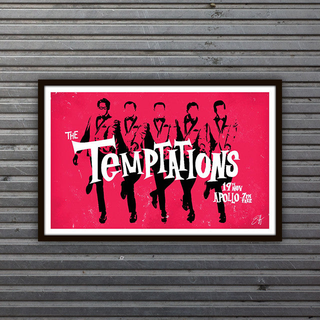 The Temptations Limited Edition Print -  Paper and Fabric