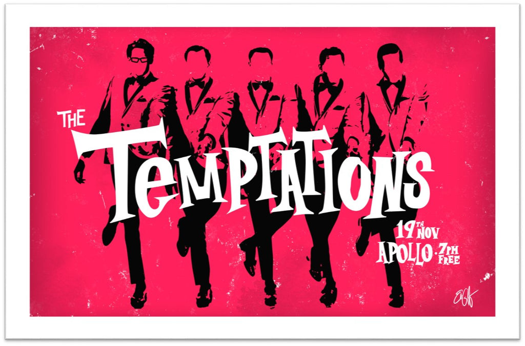 The Temptations Limited Edition Print -  Paper and Fabric