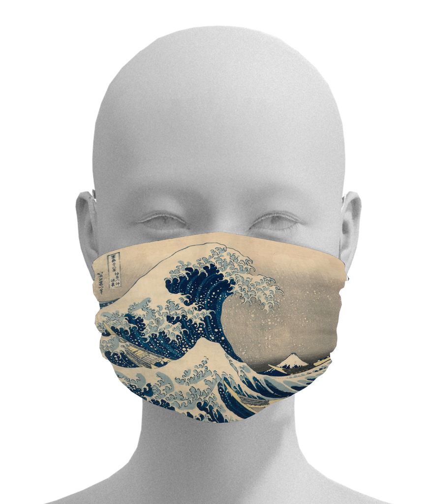 The Great Wave Mask -  Paper and Fabric